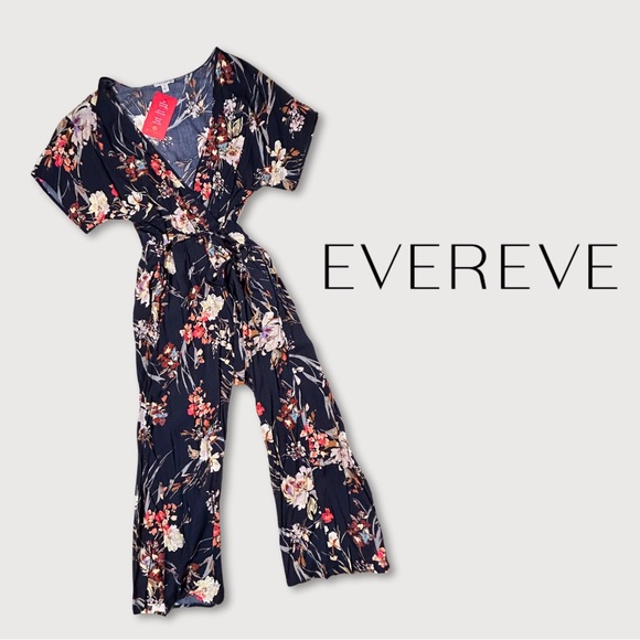 Evereve Pants - Evereve Floral Jumpsuit